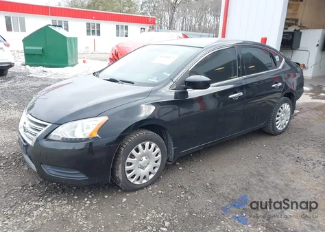 2015 Nissan Sentra S из США, поврежденный, VIN 3N1AB7AP6FY308133